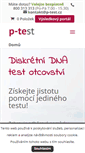 Mobile Screenshot of p-test.cz