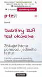 Mobile Screenshot of p-test.sk